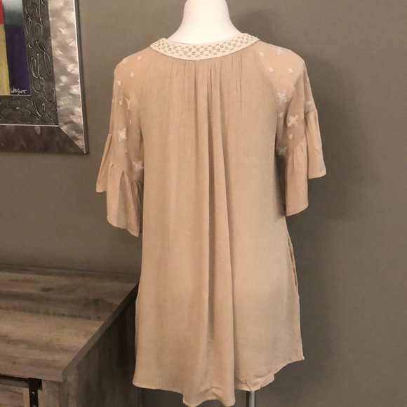 Lace up Boho Tunic Dress - Picture 5 of 6